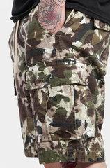 Military Style Camo Shorts