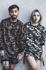 Camo Couple Sweatshirt