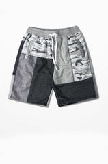 Camo Patchwork Shorts