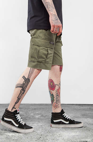 Cotton Loose Fit Multi Pocket Shorts