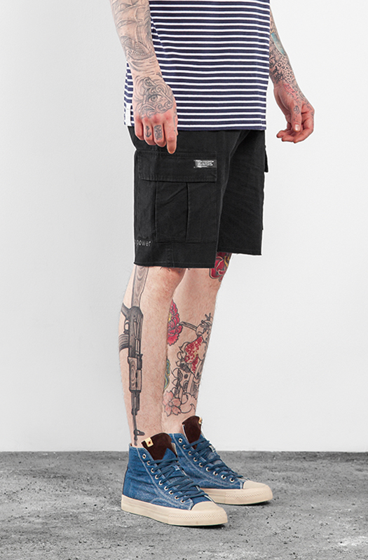 Cotton Loose Fit Multi Pocket Shorts