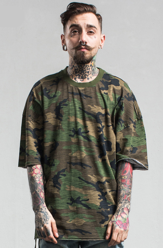 Camo O-Neck T-Shirt