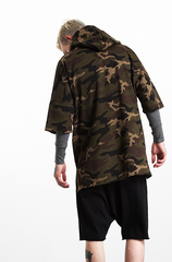 Camouflage Hooded Sweatshirt