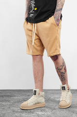 Side Zipper Sweat Shorts