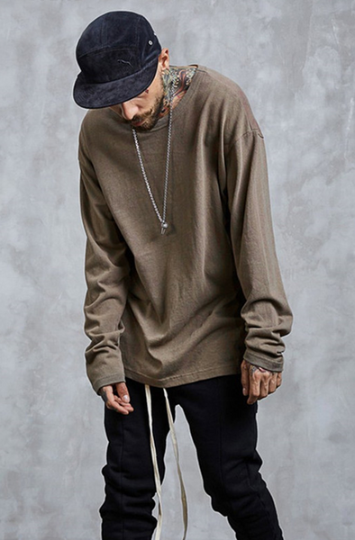 Cotton Long Sleeve Sweatshirt